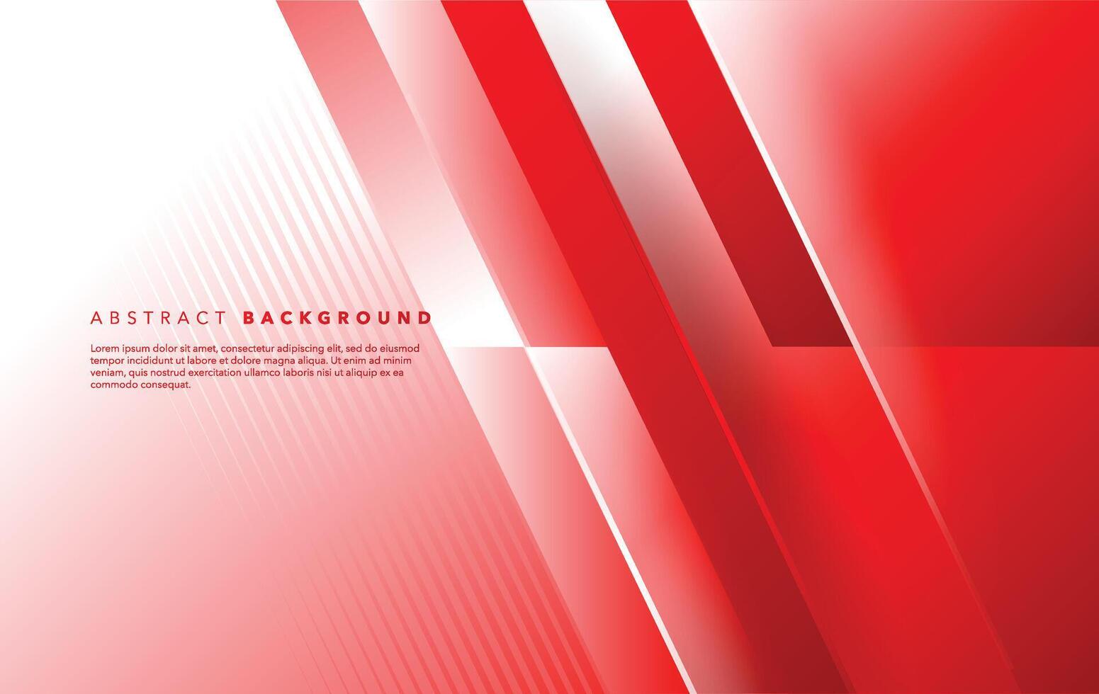 modern abstract red white background design vector