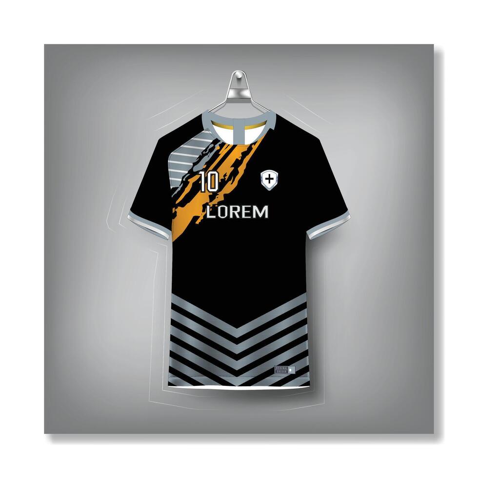 Free soccer jersey template sport t shirt design vector
