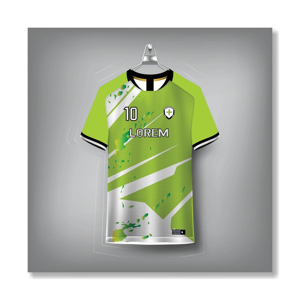 Free soccer jersey template sport t shirt design vector
