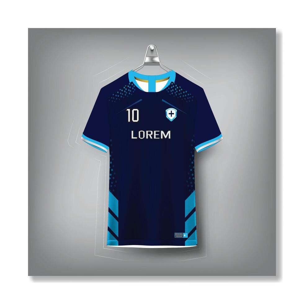 Free soccer jersey template sport t shirt design vector