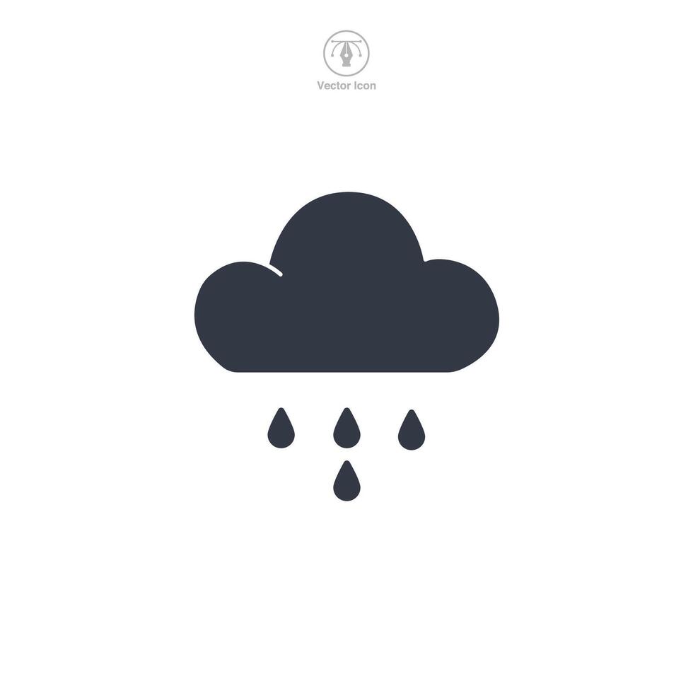 Cloud Icon symbol illustration isolated on white background vector