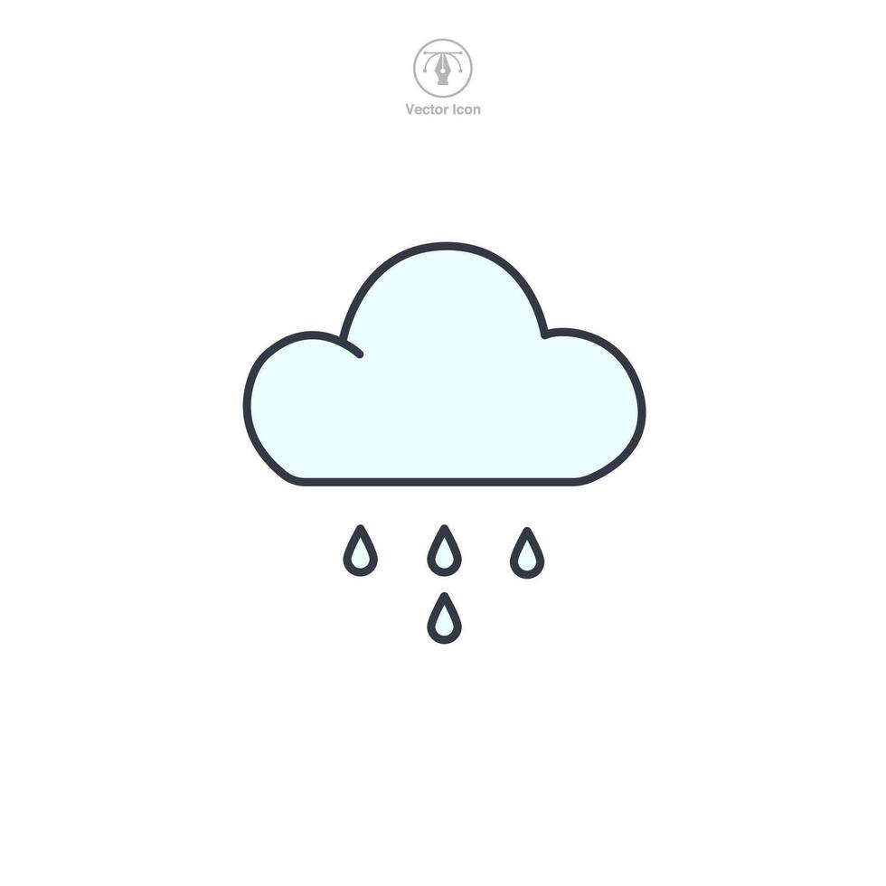 Cloud Icon symbol illustration isolated on white background vector