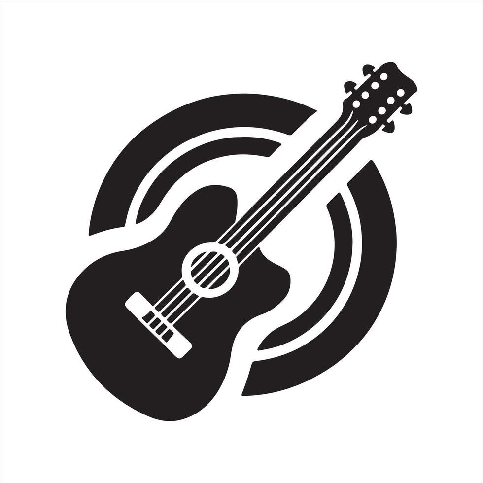 Guitar Art Illustration vector