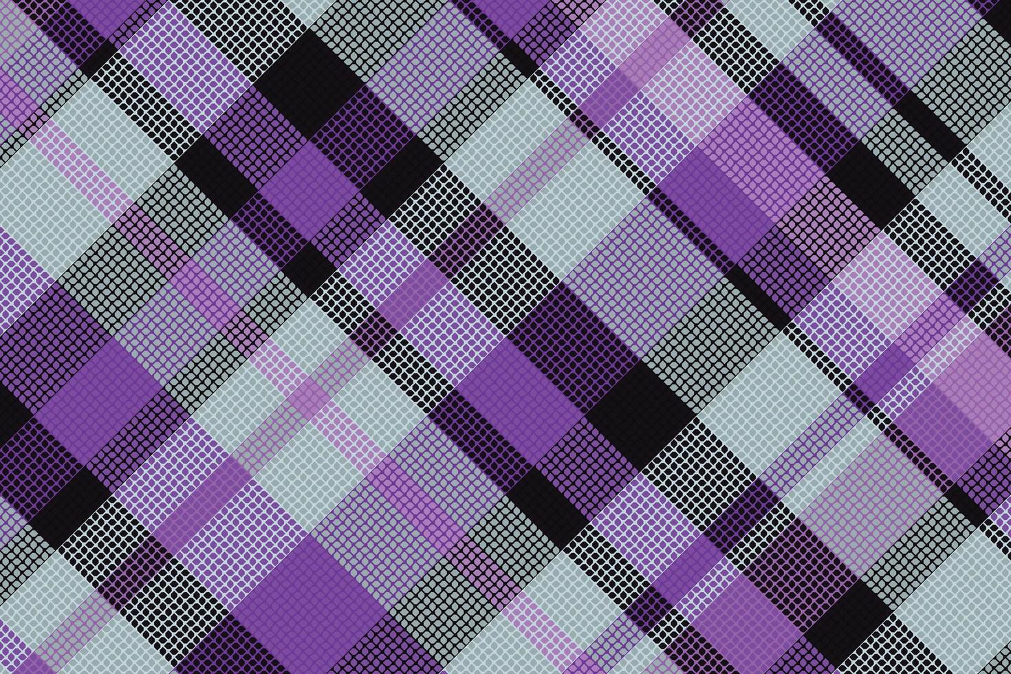 Tartan plaid pattern with texture. vector