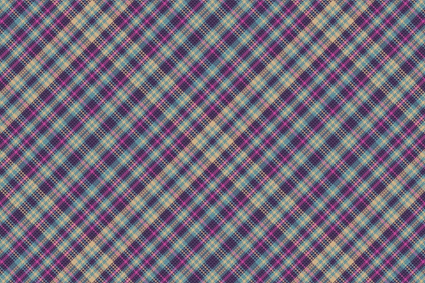 Tartan plaid pattern with texture. vector
