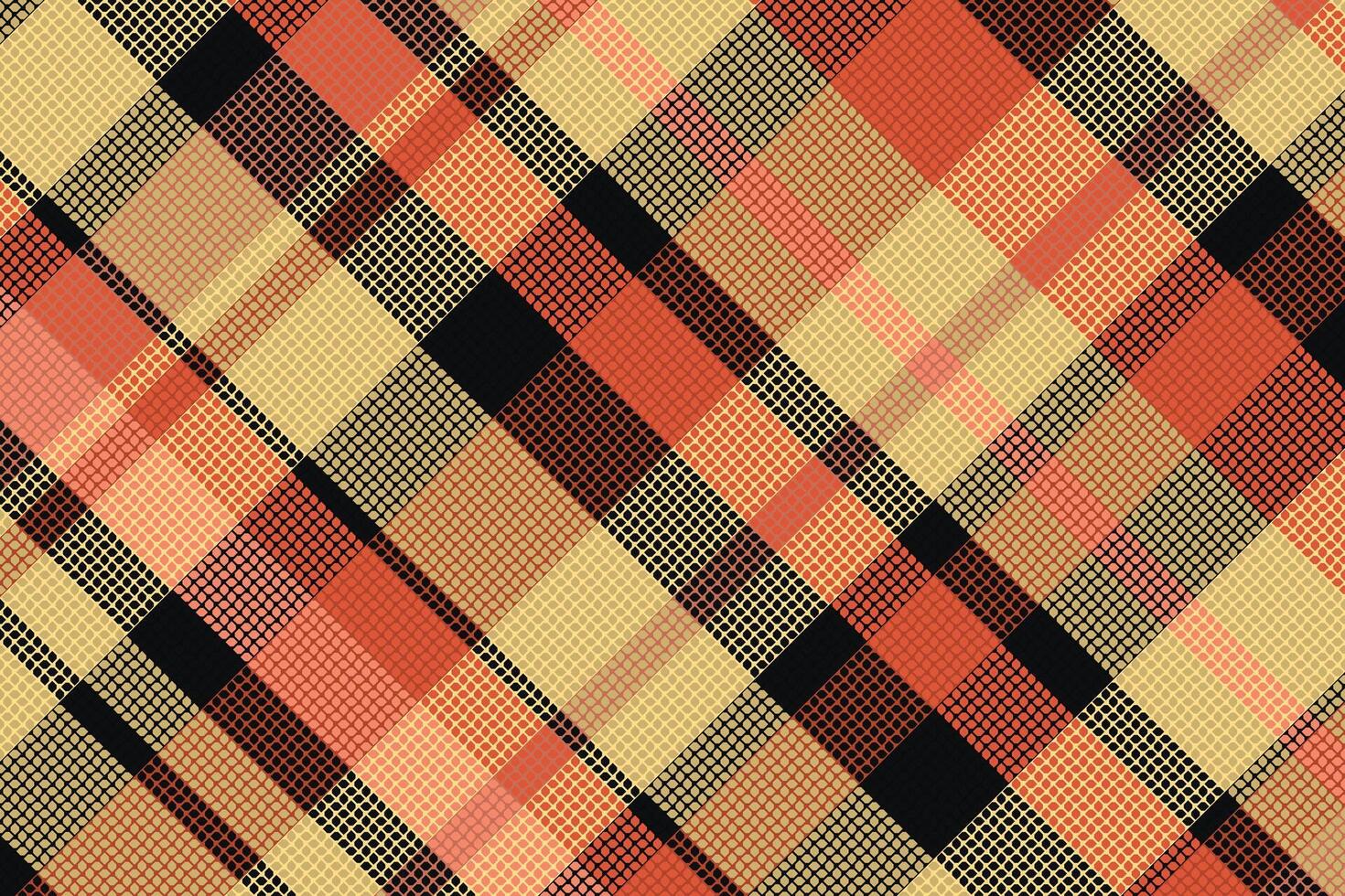 Tartan plaid pattern with texture. vector