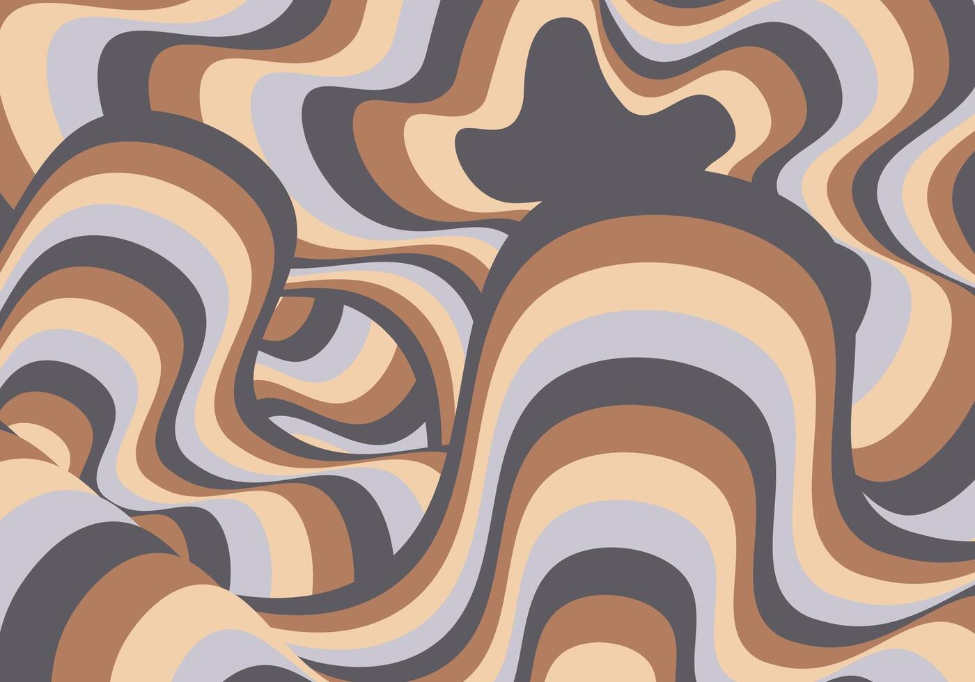 Psychedelic groovy background. vector