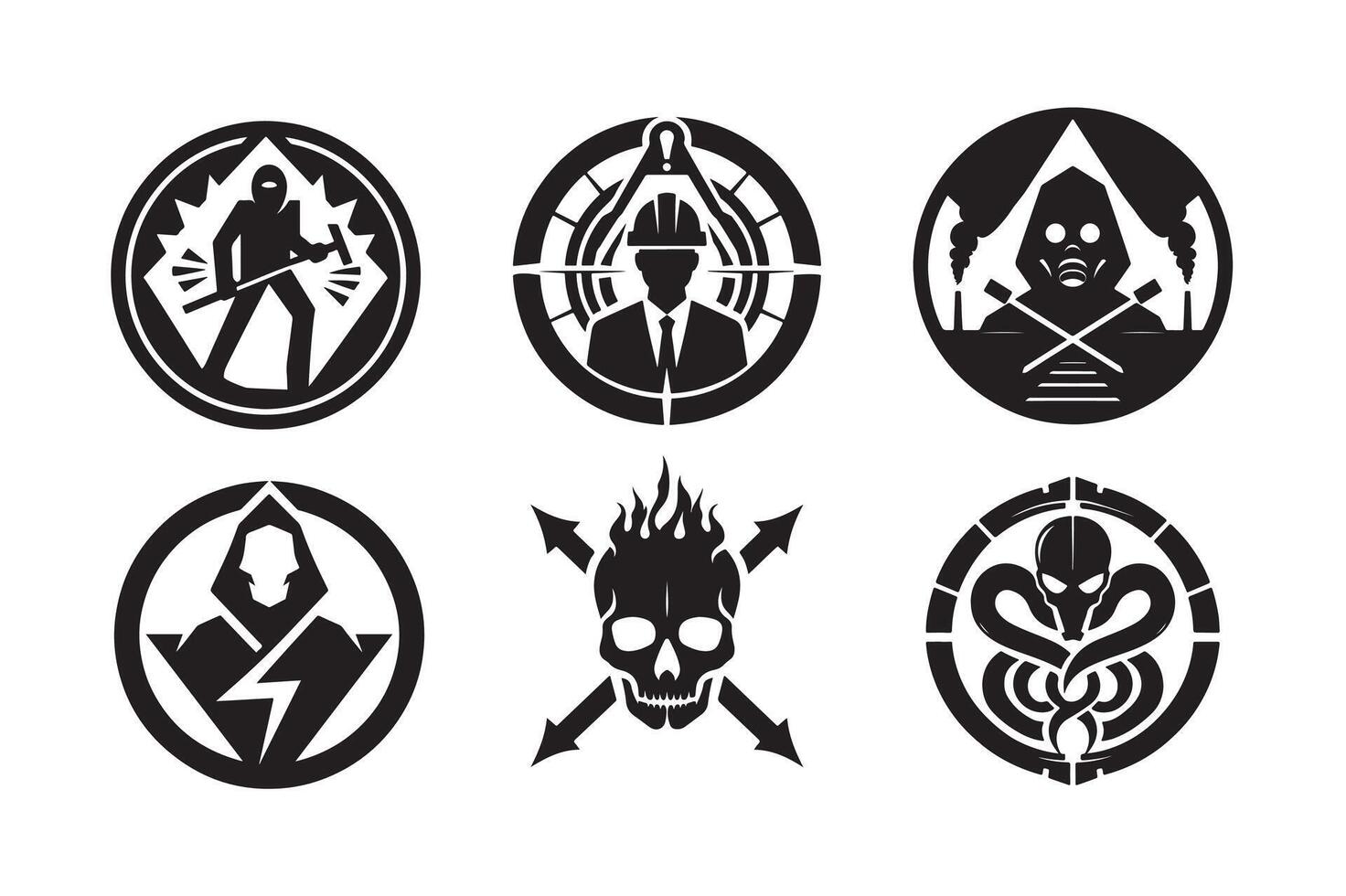 Art of Denger Logo Bundle vector