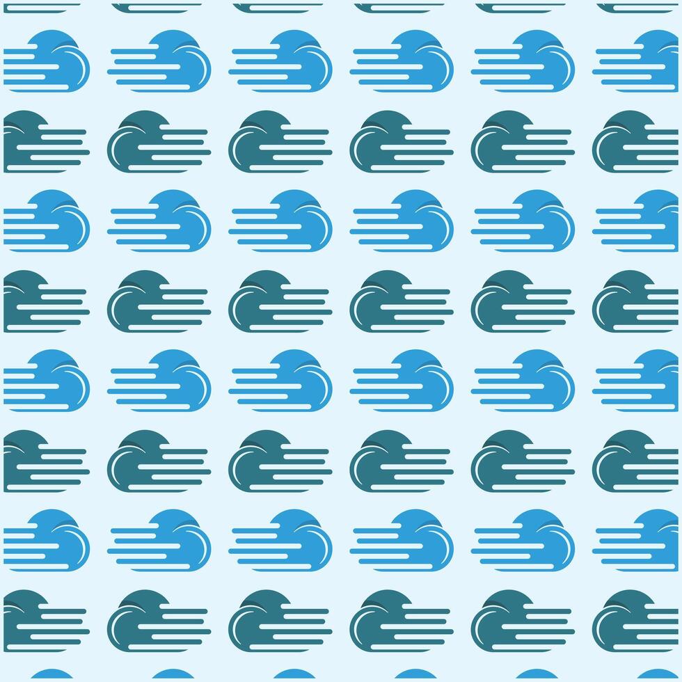 Cloud Fast Pattern flat design, suitable for your design, banner, template, and etc vector