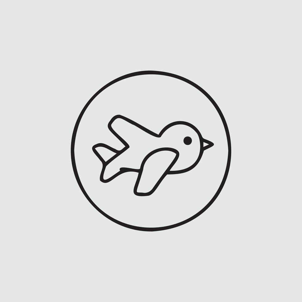 bird icon design vector