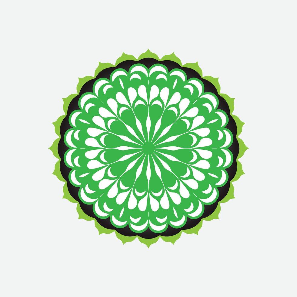 new stylish mandala art design vector