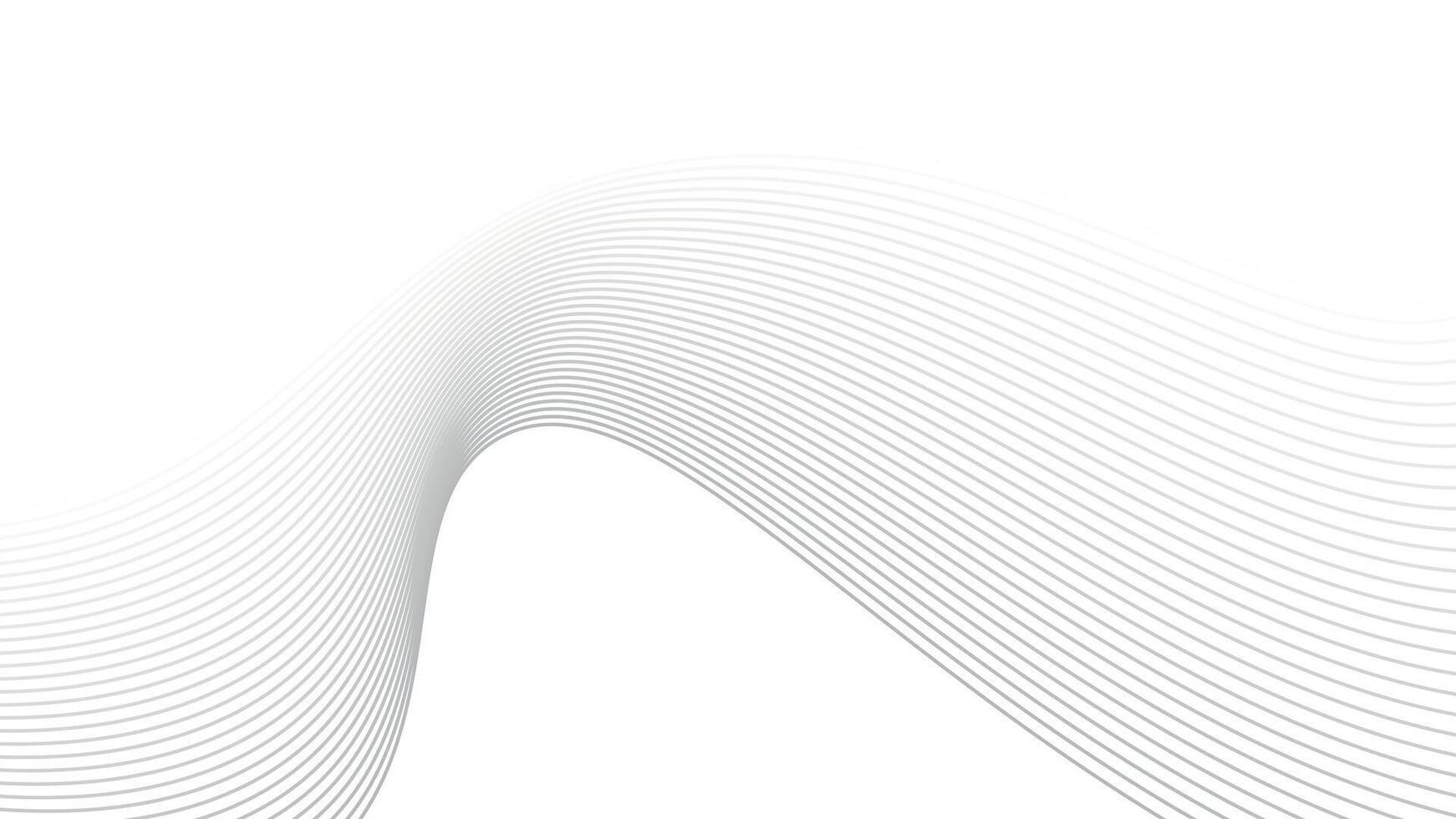 Abstract wavy line background dynamic sound wave wavy pattern stylish line art pattern design vector