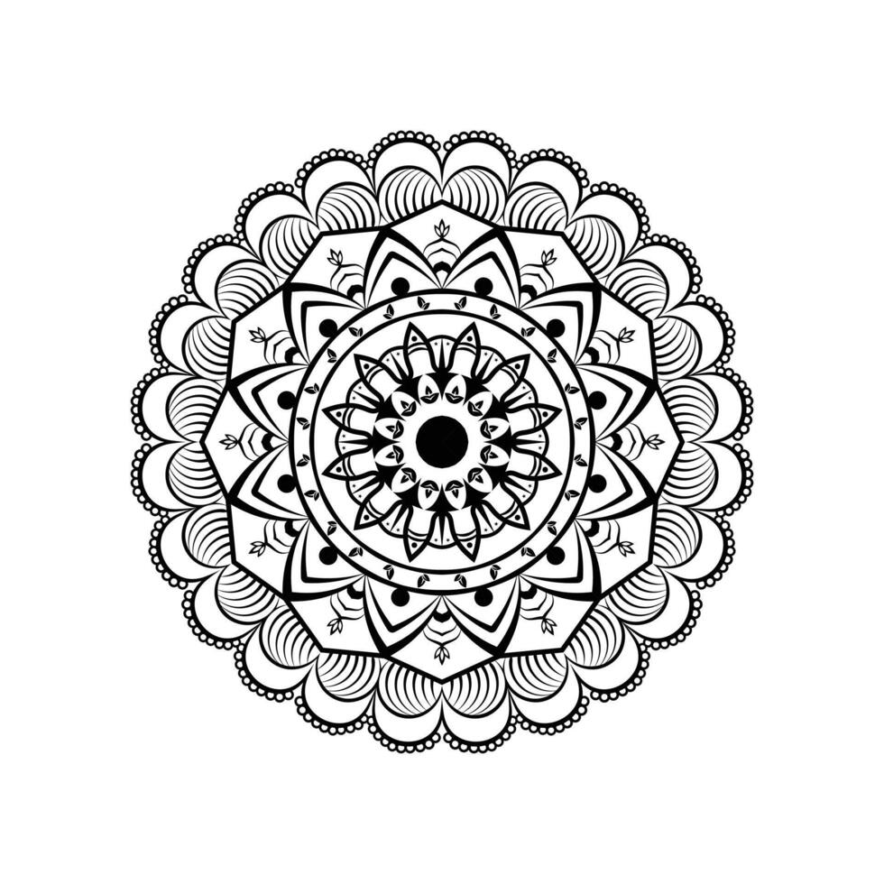 Luxury Mandala Pattern, floral mandala, design Template vector