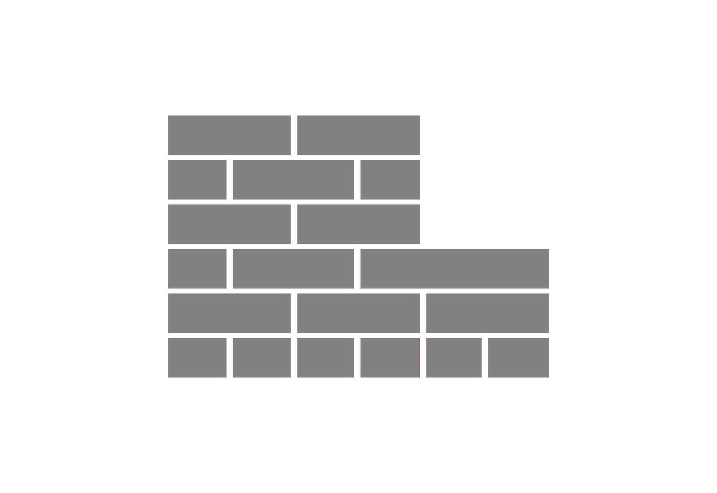 Concrete logo with masculine style design, illustration vector
