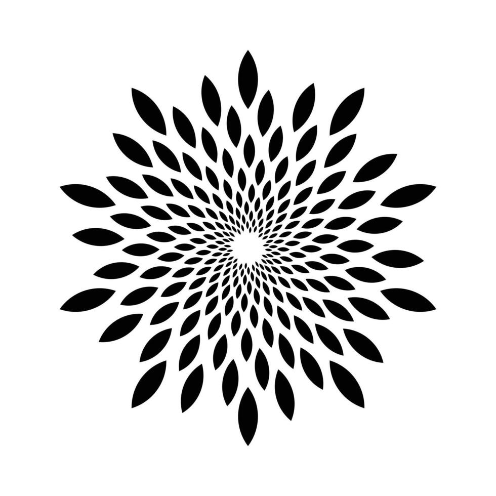 Simple Mandala Pattern Design vector