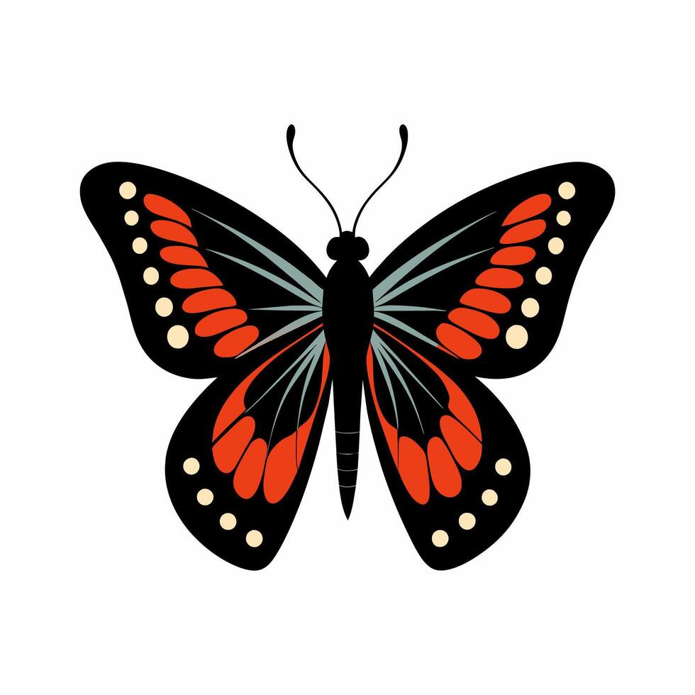 A Beautiful Vintage Illustration of Mormon Metalmark Butterfly vector