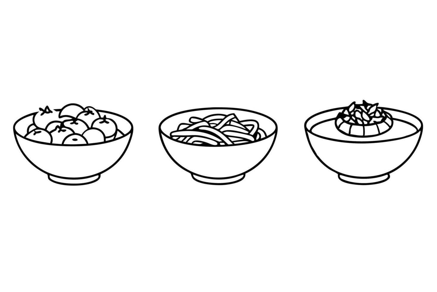 Pho Hand Drawn Design Illustration vector