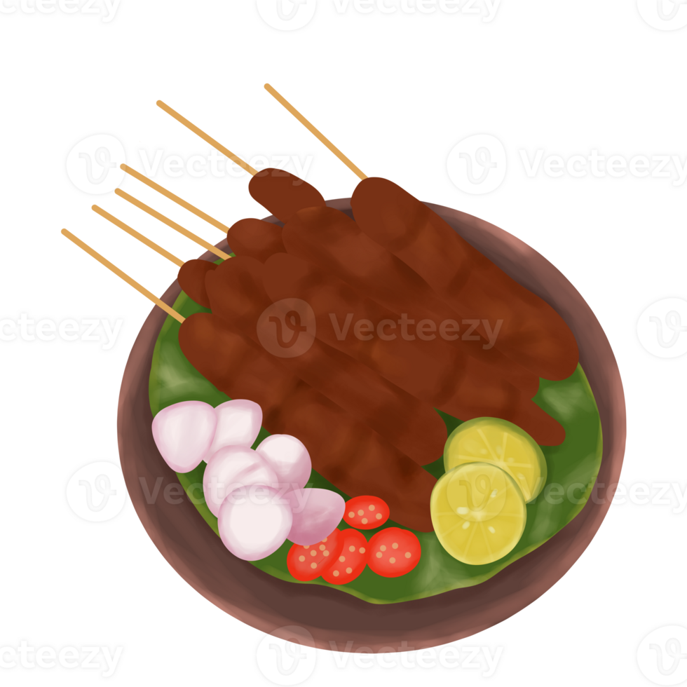 Satay Indonesian Food png