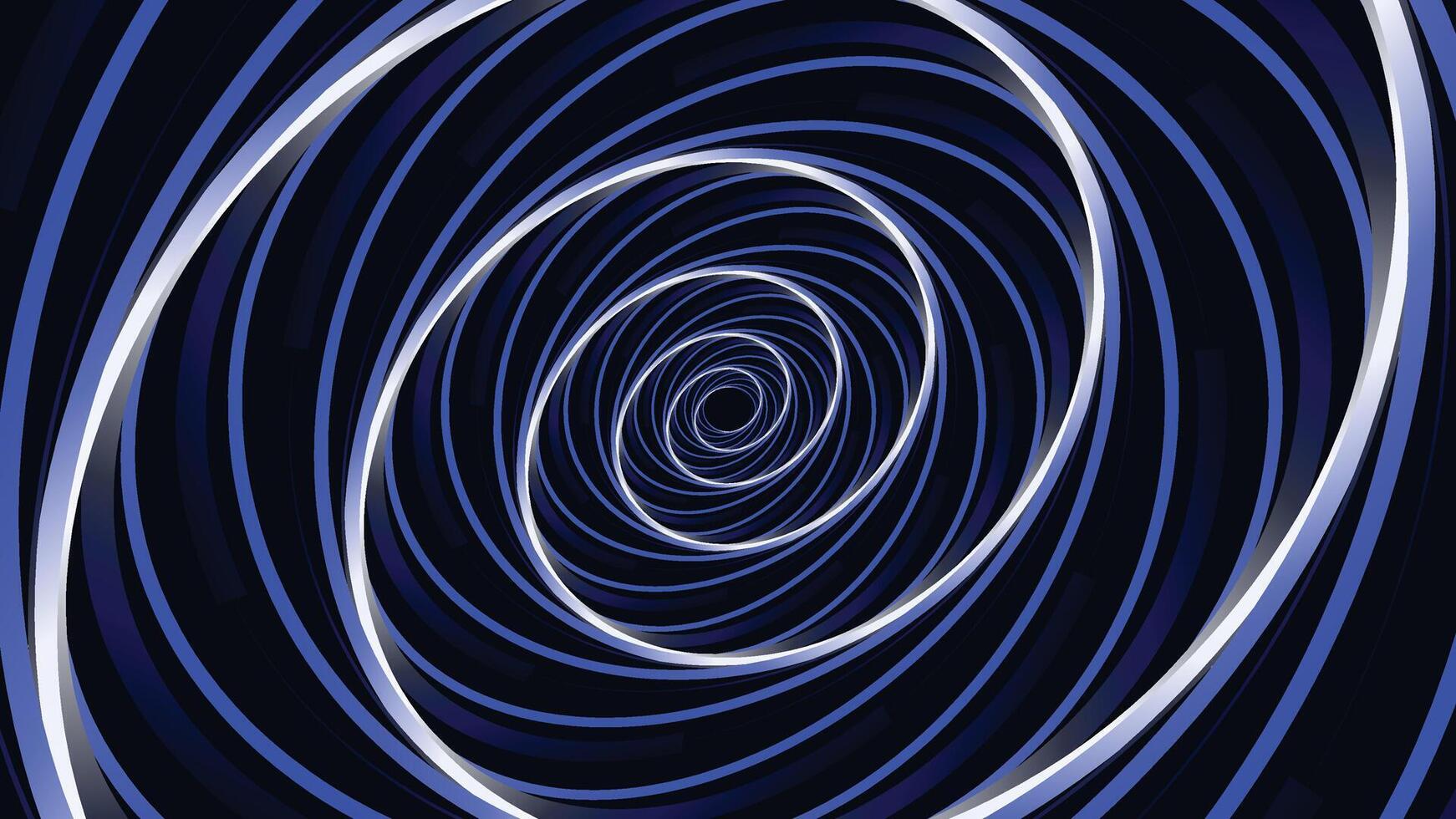 Abstract spiral gradient dotted creative background. vector