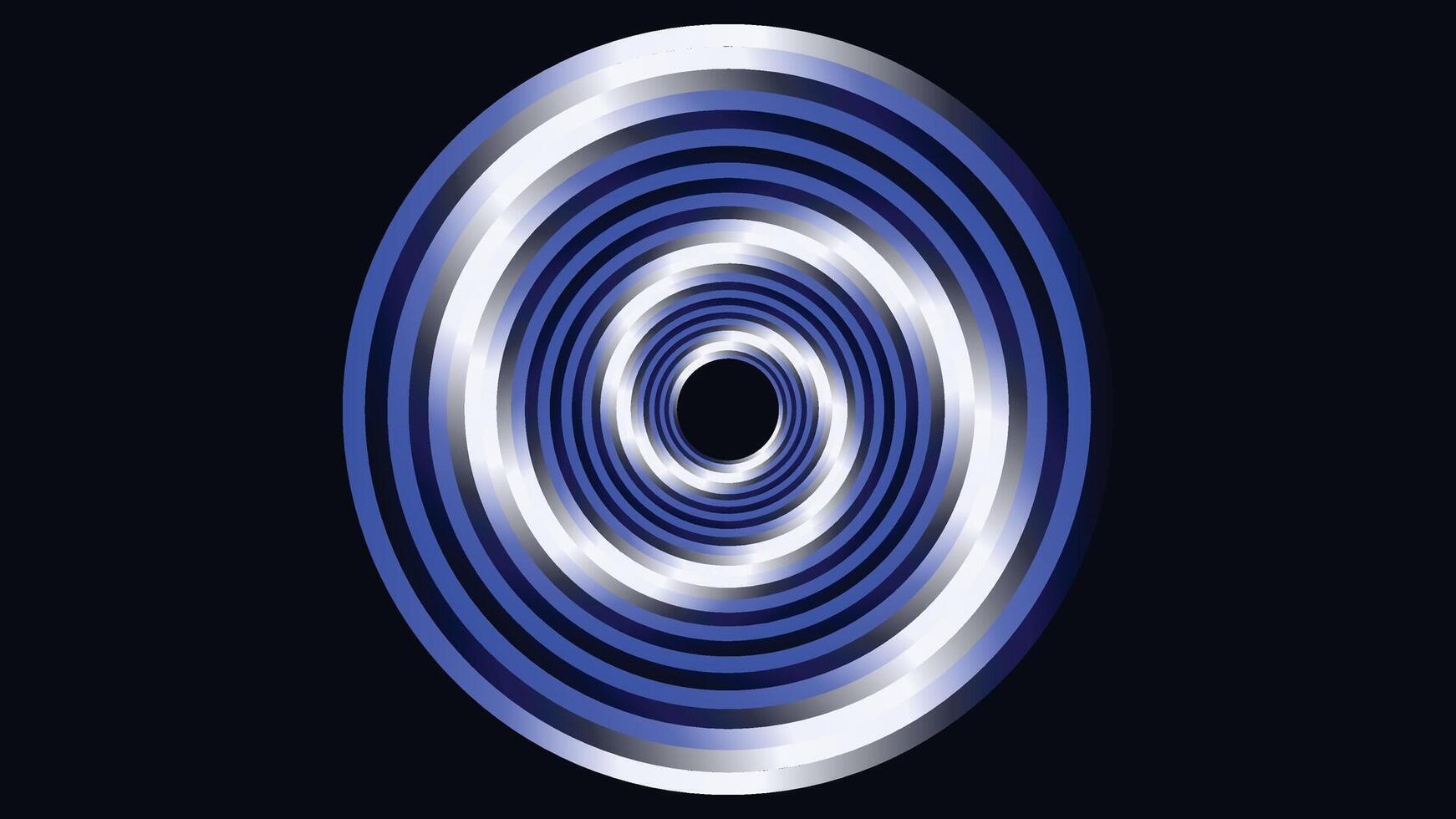 Abstract spiral gradient dotted creative background. vector
