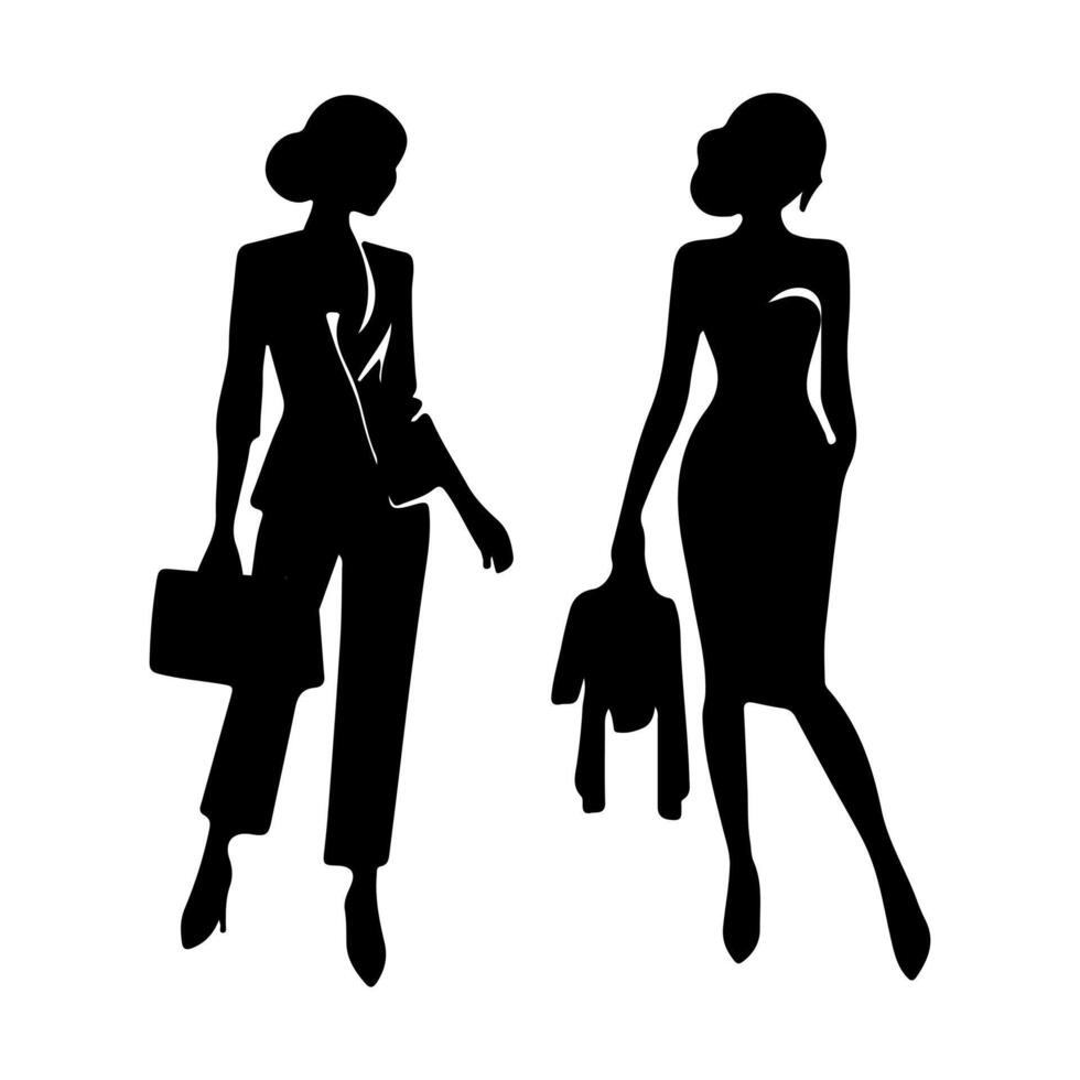 Elegant stylish garment designed. vector