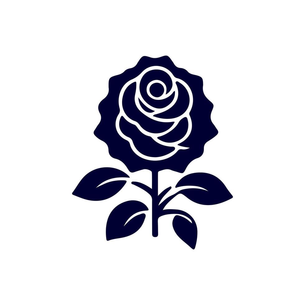 Outline flower set for artistic designs. vector