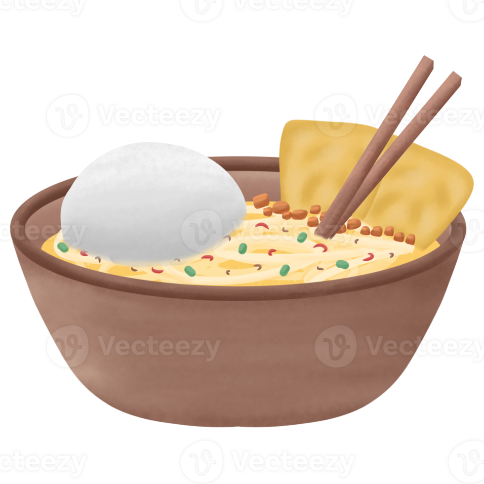 A Bowl of Chicken Noodle png