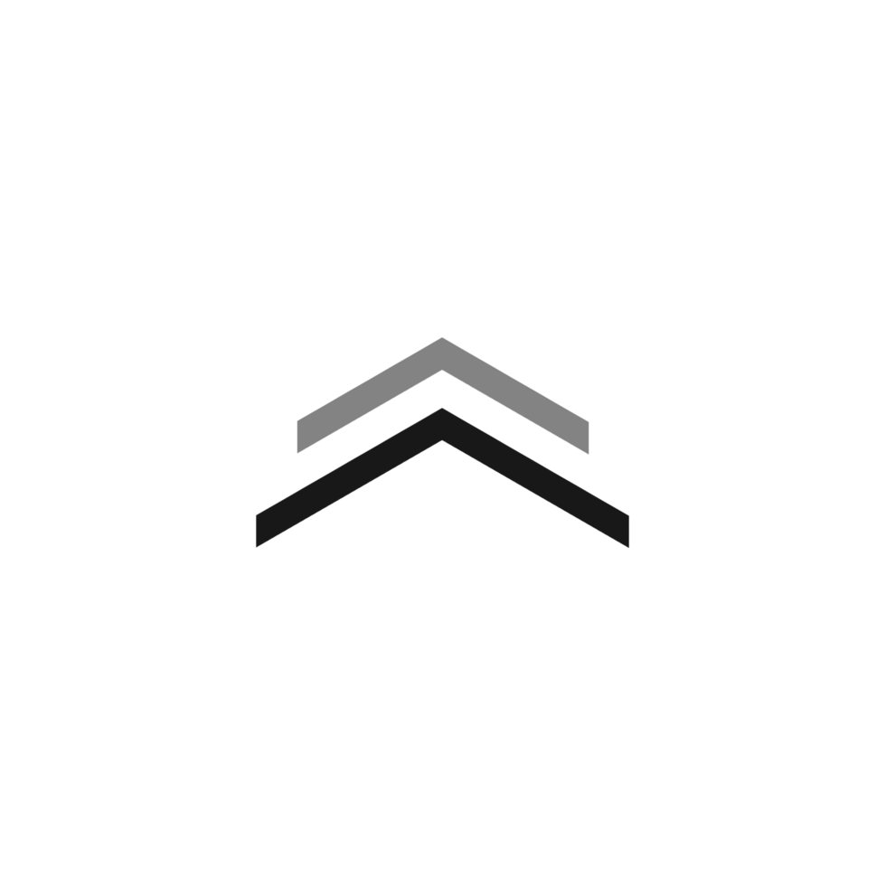 Swipe up button icon with simple and modern design png