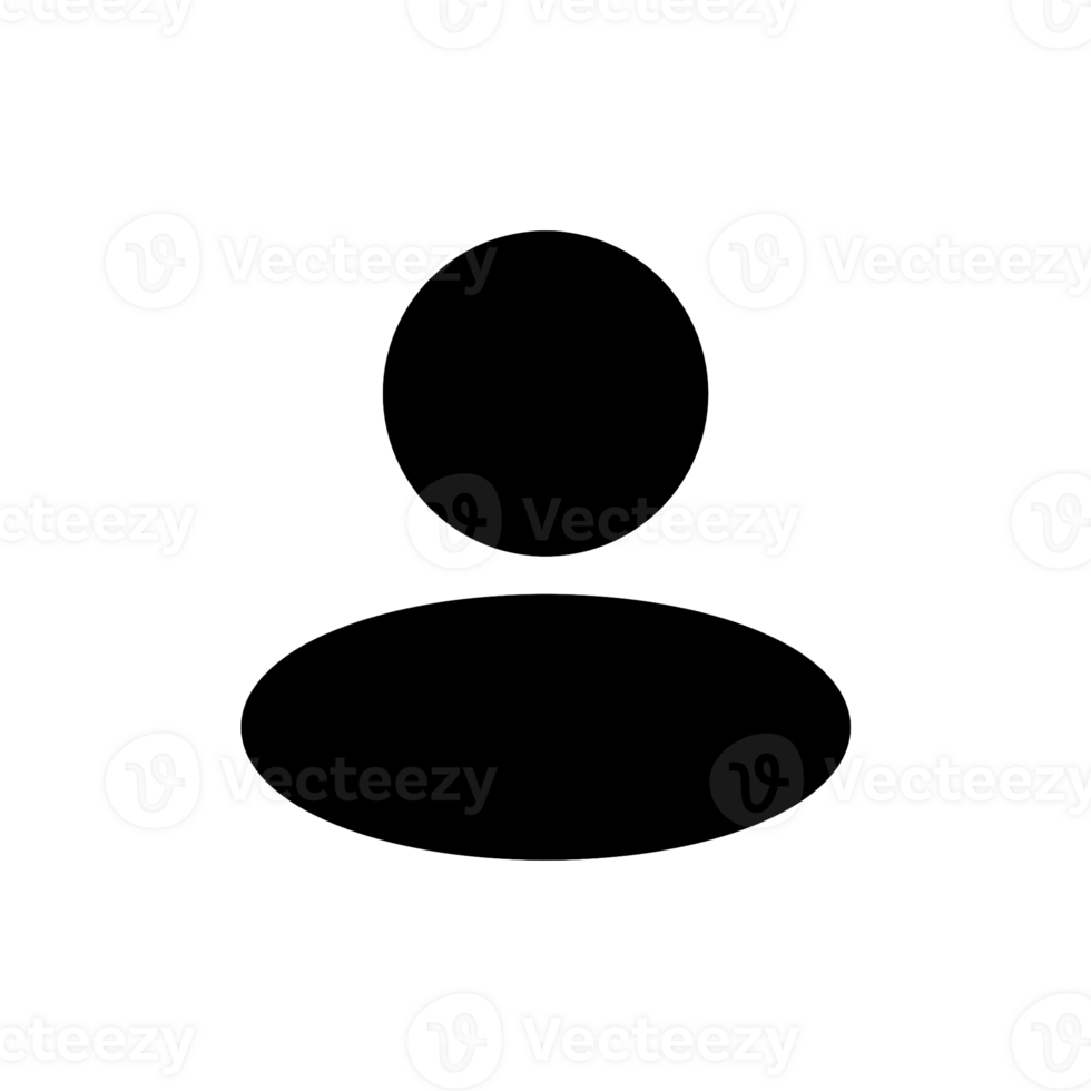 Profile user icon with simple and modern design png