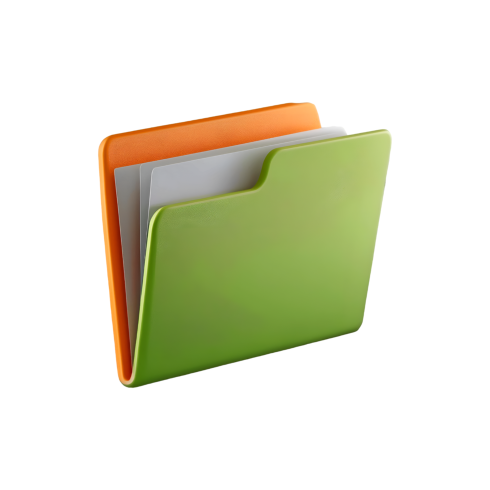 3D illustration folder png