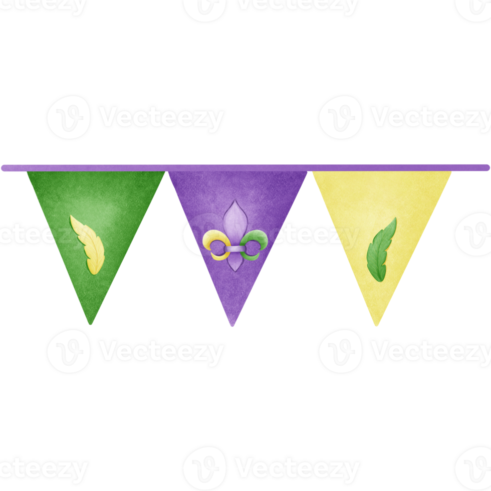 Mardi Gras badge collection png