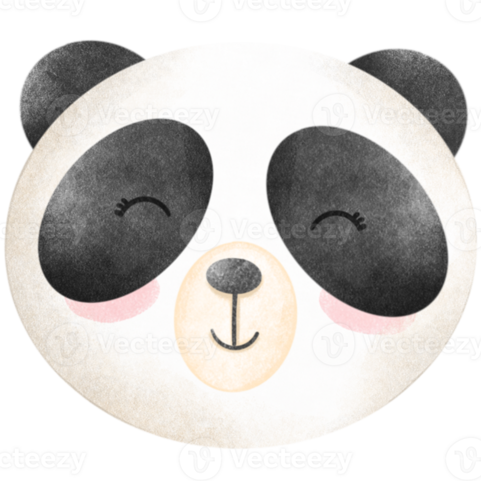 Panda Valentine's bay png
