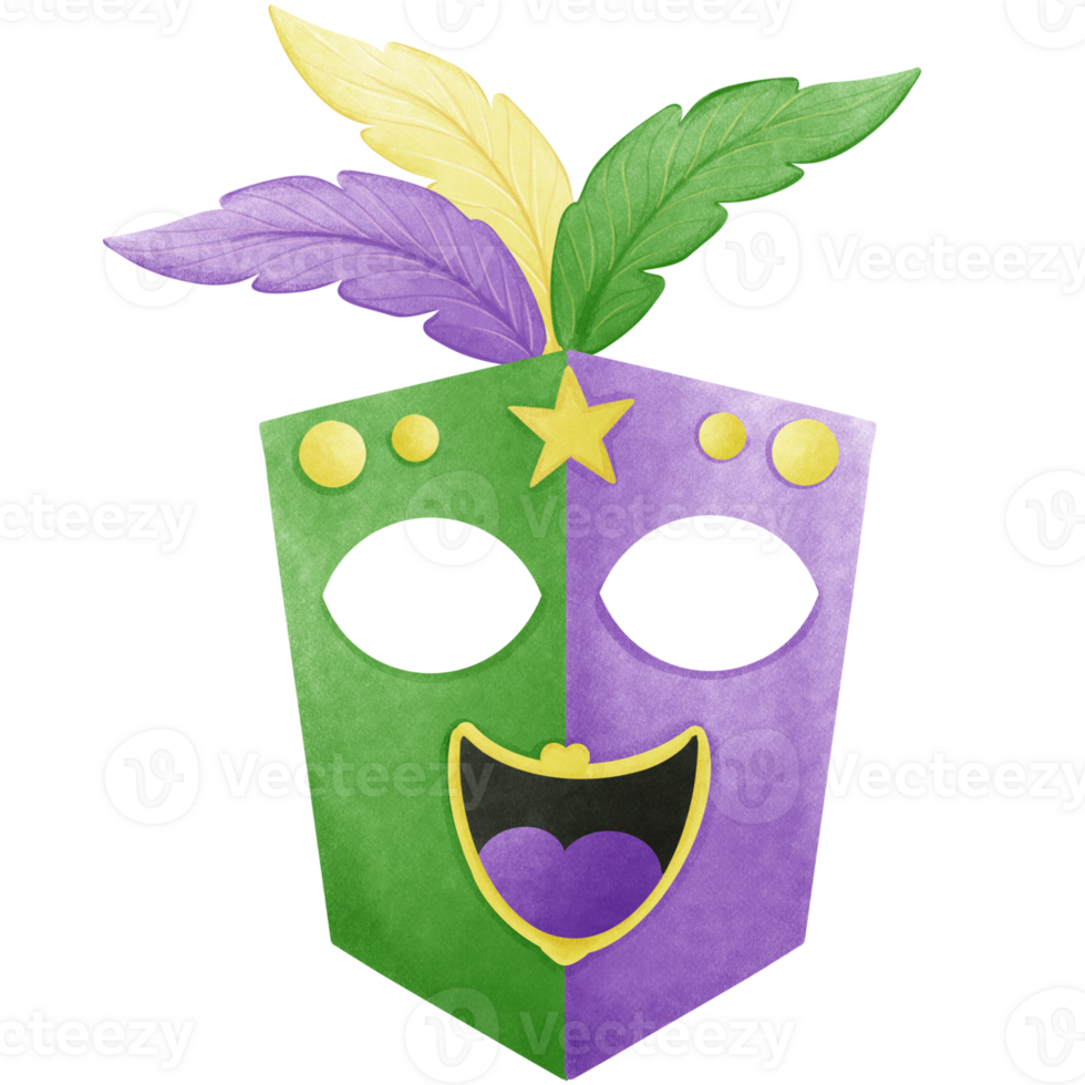 Mardi Gras badge collection png