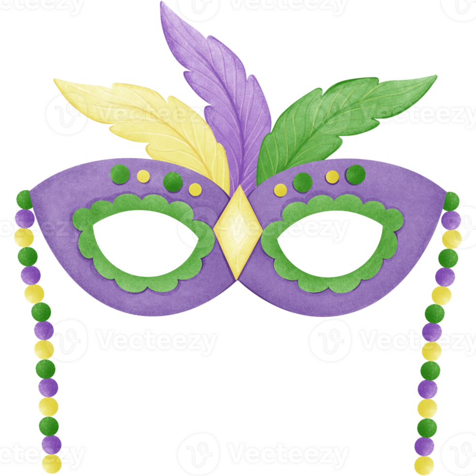 Mardi Gras badge collection png