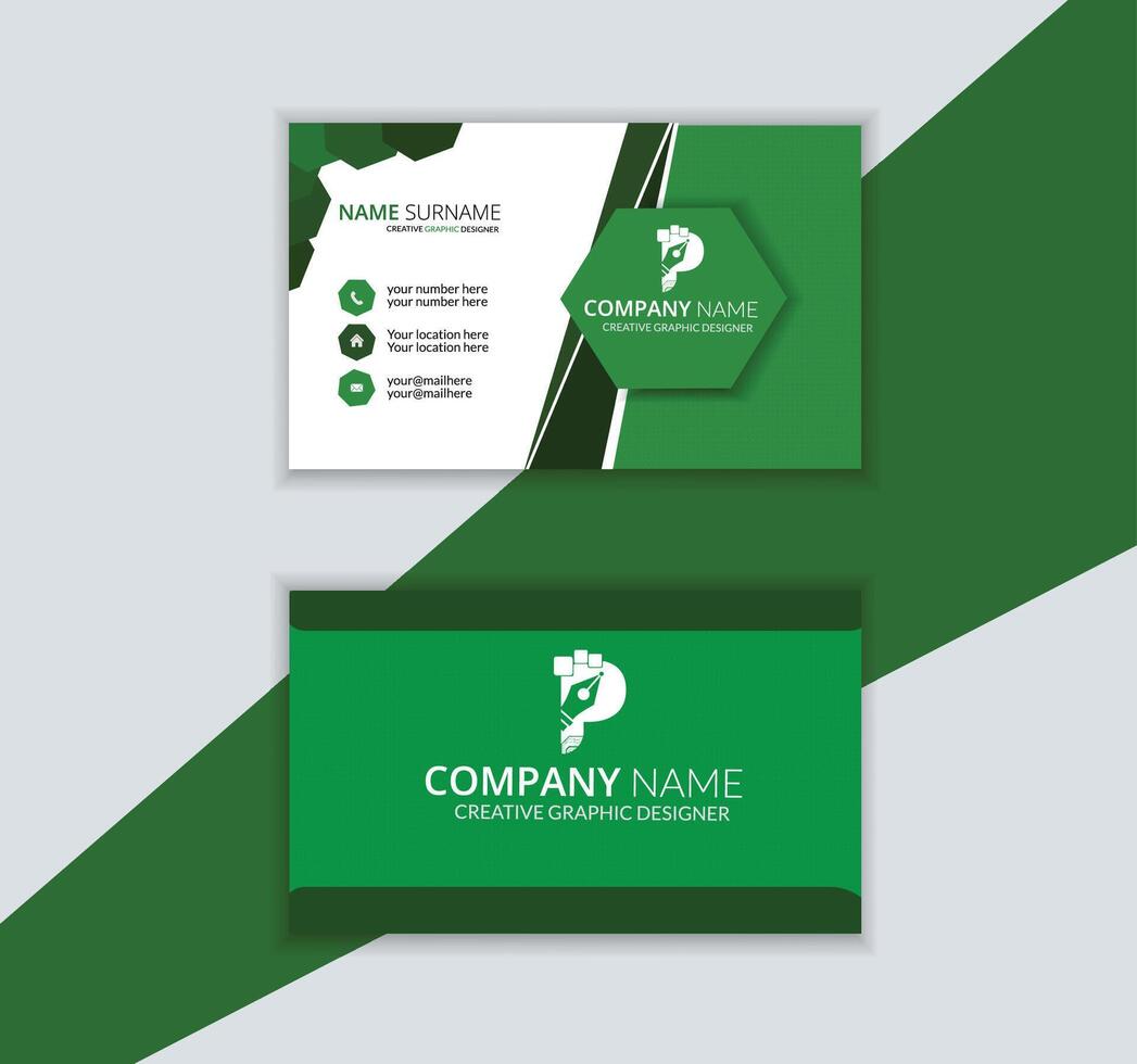 modern business card print templates vector