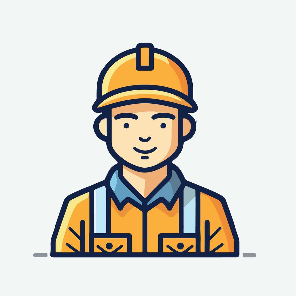 Courier Avatar Icon EPS 10 vector
