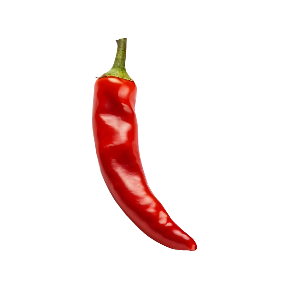 Hot and Fresh Red Chili isolated on transparent background png