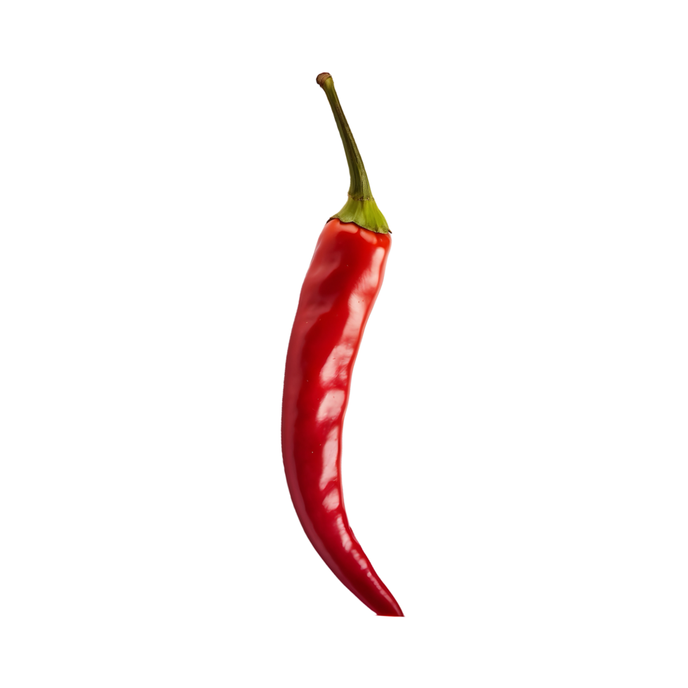 Hot and Fresh Red Chili isolated on transparent background png