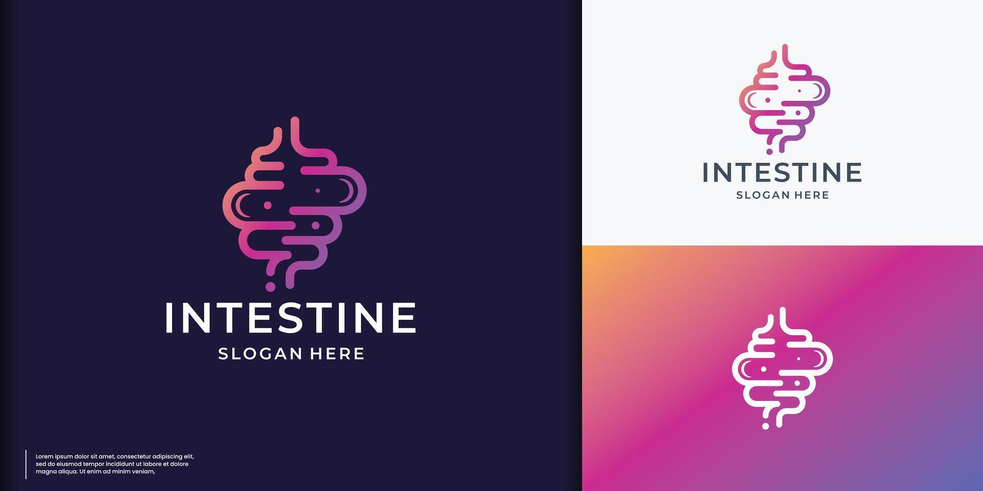 Healthy digestive tract icon. Intestinal inflammation icon, abdominal pain, constipation, gut appendicitis. vector