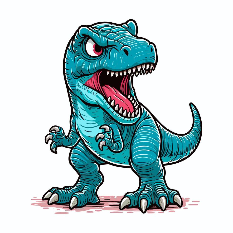 tyrannosaurus rex dinosaur artwork vector