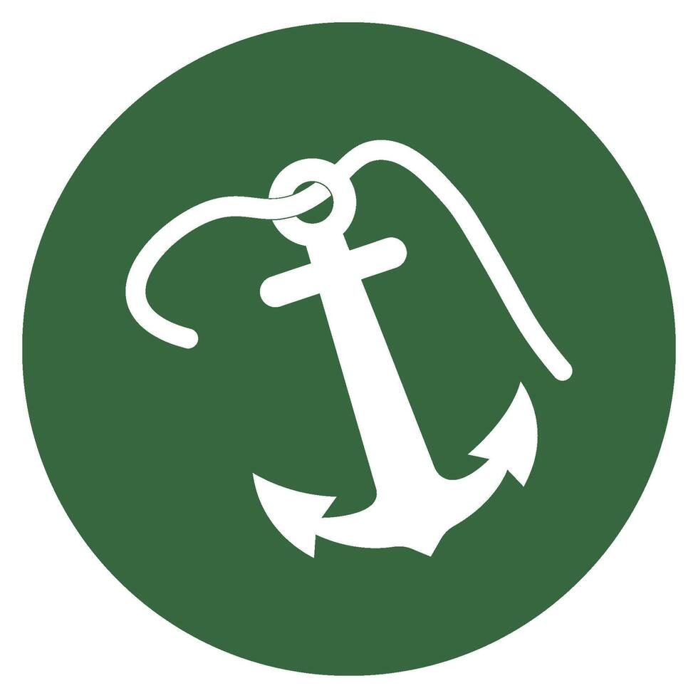 Anchor icon design vector