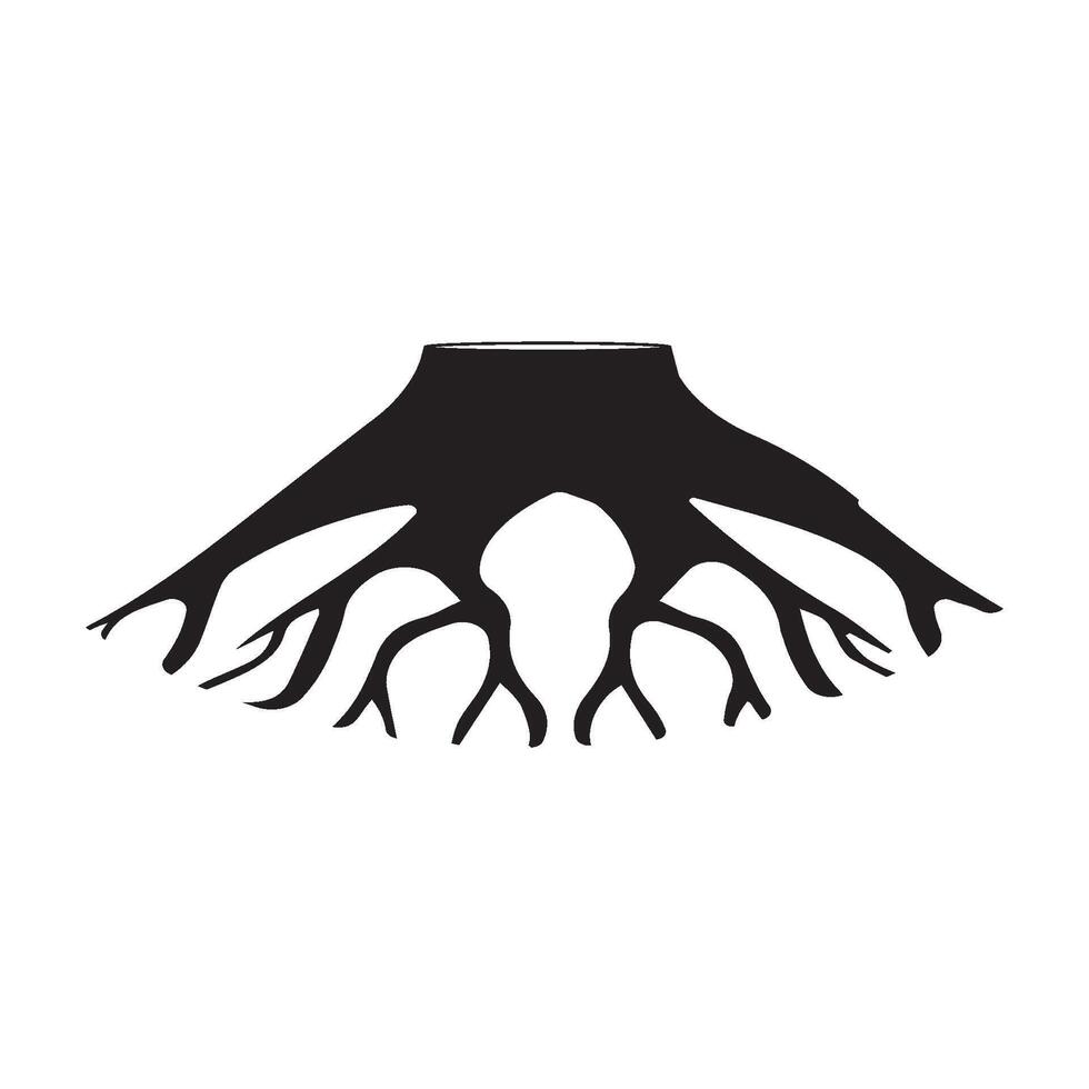 tree root icon vector