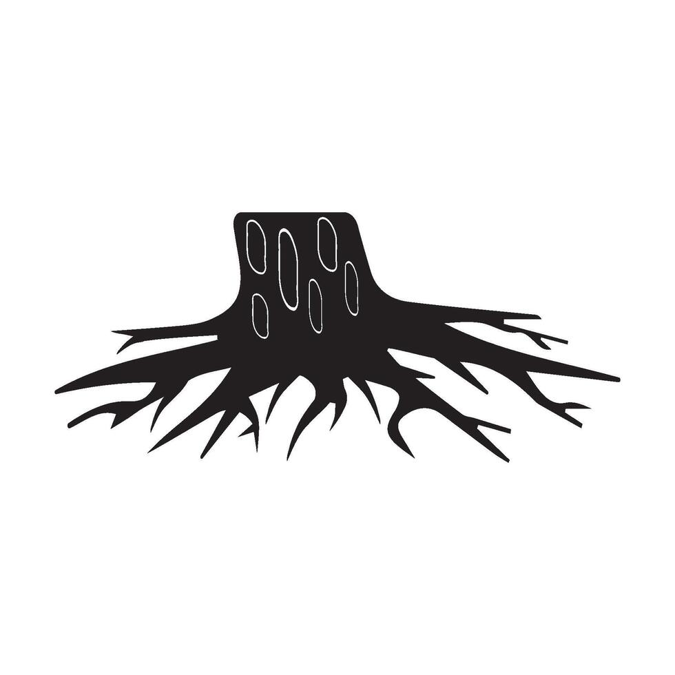 tree root icon vector