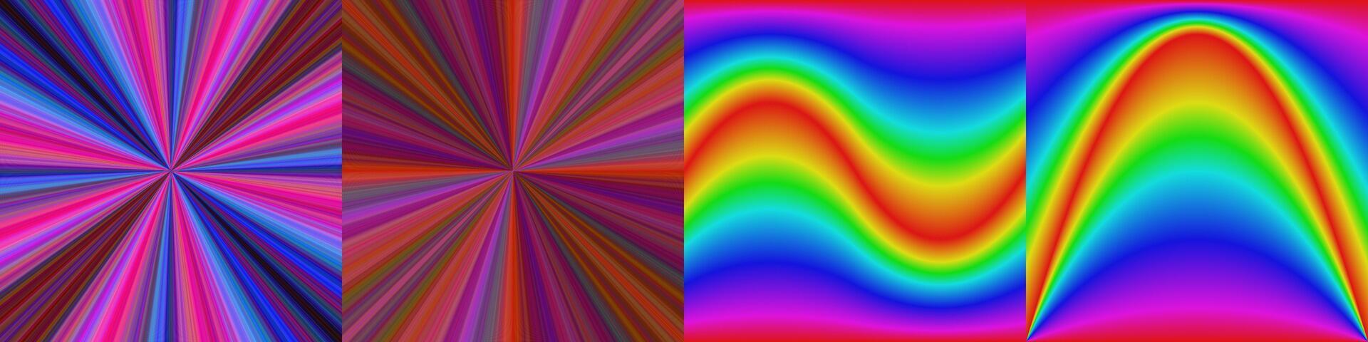 Colorful abstract background collection vector