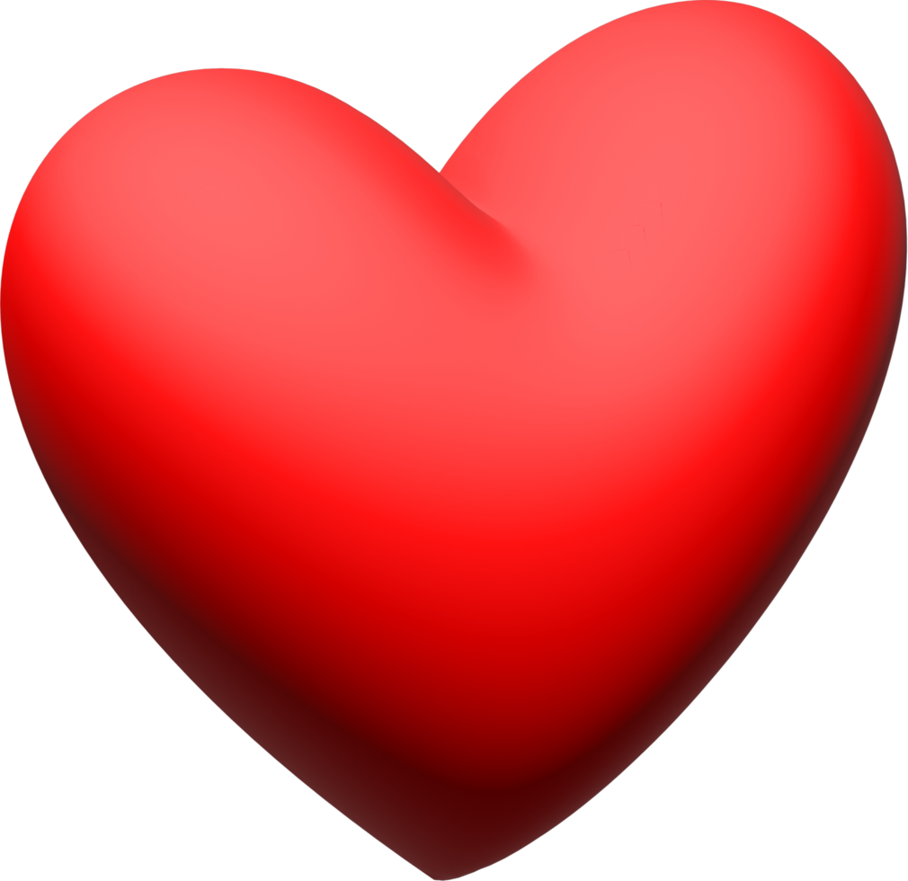 heart, love, valentine, symbol, romance, day, red, passion, shape, illustration, romantic, icon, 3d, design, sign, feelings, holiday, wedding, isolated, shiny, heart shape, valentine's day png