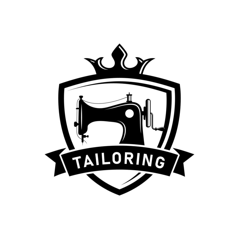Creative Tailor Shop Logo. Tailor Shop Logo Icon Symbol Design Template vector
