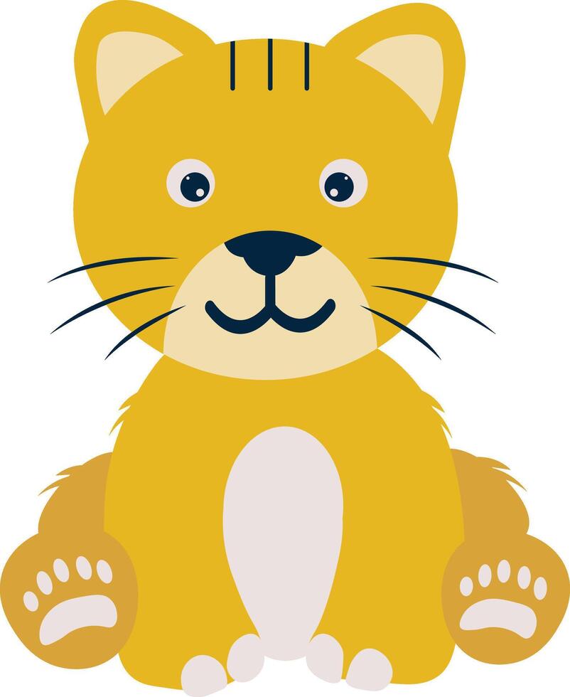 Cute Cartoon Wildlife Diversity Character. Isolated on White Background. Illustration Design. vector