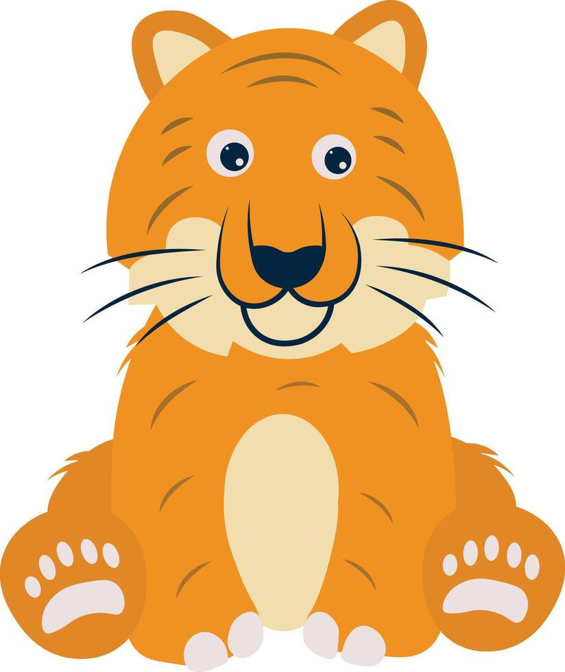 Cute Cartoon Wildlife Diversity Character. Isolated on White Background. Illustration Design. vector