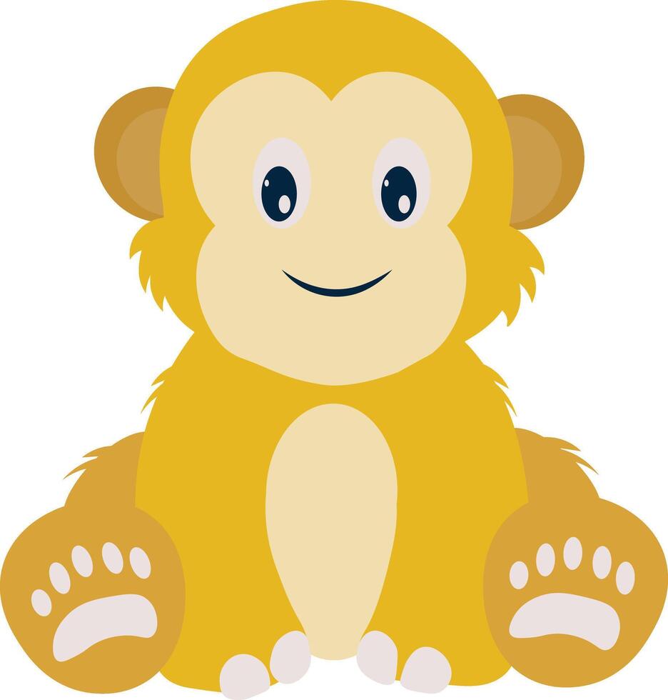 Cute Cartoon Wildlife Diversity Character. Isolated on White Background. Illustration Design. vector