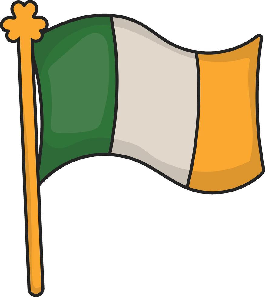 Happy Saint Patrick's Day Element with Cartoon Design. Illustration Elements. vector